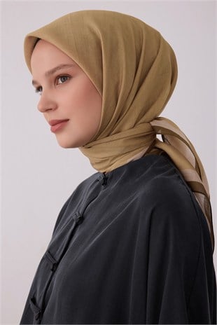 Belli Fresh Düz Rozy Eşarp Haki