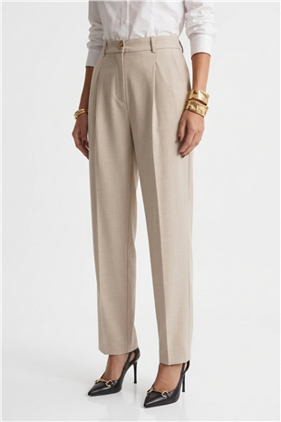 Sentez 5692 Aves Gabardin Pantolon Bej