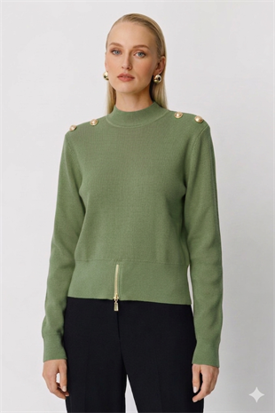 Ghisa 4863-1 Tunik - Yeşil