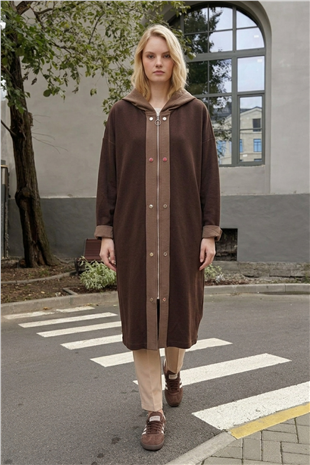 Ön Pat Detaylı Kap 15287 Browni