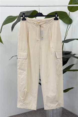 Sentez 5653 Sidra Paraşüt Pantolon - Taş