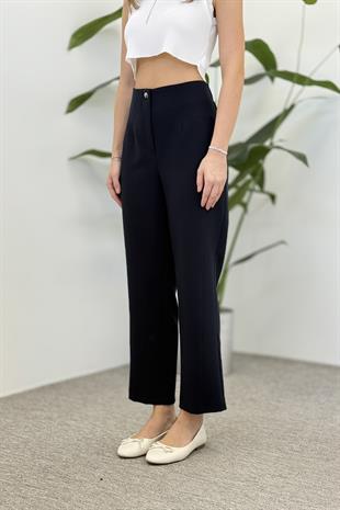 Sentez 5603 Milano Boru Paça Pantolon - Lacivert