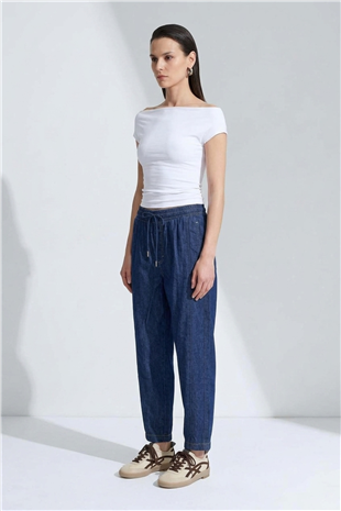 Konik Fit Denim Pantolon 0035846 Lacivert