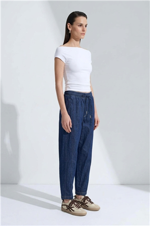 Konik Fit Denim Pantolon 0035846 Lacivert