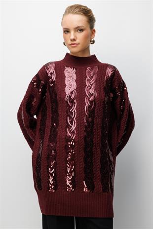 Ghisa 4156 Tunik - Bordo