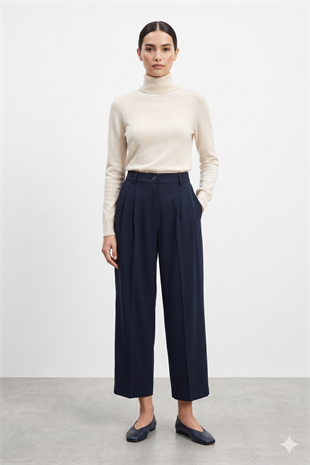 Kalem Kesim Pantolon 18297 - F.Navy