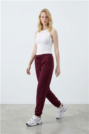 Jogger Modal Pantolon 1005382 Bordo