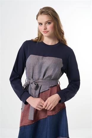 Misswhence 38832 Elbise - Lacivert