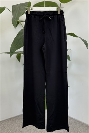 Beli Lastikli Kordonlu Pantolon X-272 - Lacivert
