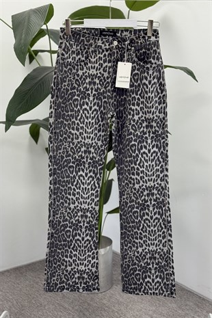 Venöve Pnt0019 Douglas Pantolon - Leopar