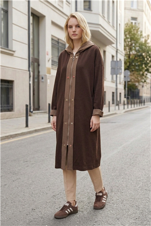 Ön Pat Detaylı Kap 15287 Browni