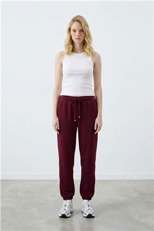 Jogger Modal Pantolon 1005382 Bordo