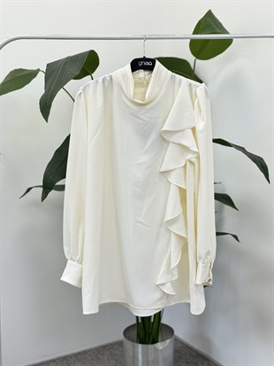 Ghisa 4343 Tunik - Ekru
