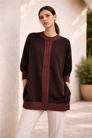 Ghisa 4422 Tunik - Kahve