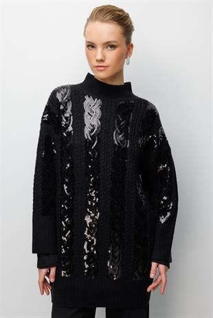 Ghisa 4156 Tunik - Siyah