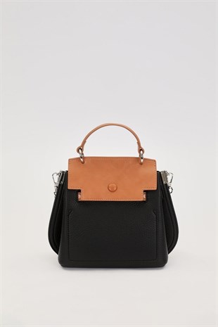 Levidor Premium Çanta 930369 - Siyah - Camel