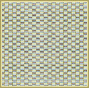 Belli Saf Twill İpek Eşarp 4302D (T) - Olive