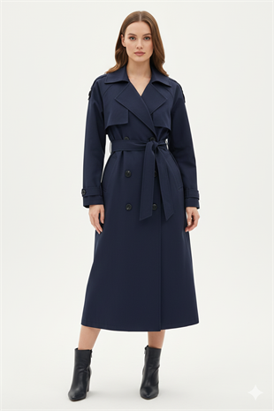 Rüzgarlık Detay Trenç 32403 - F.Navy