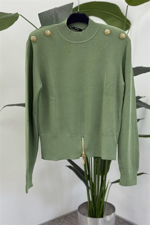 Ghisa 4863-1 Tunik - Yeşil