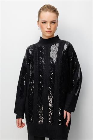 Ghisa 4156 Tunik - Siyah