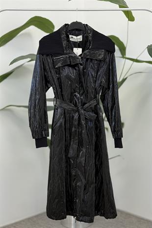 Misswhence 38401 Trençkot - Siyah