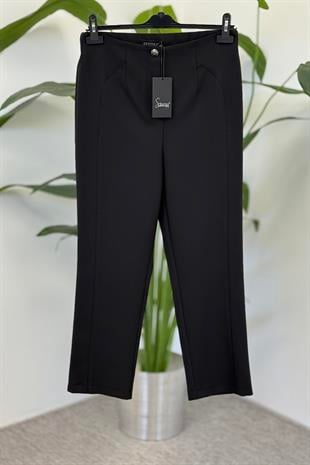Sentez 5603 Milano Boru Paça Pantolon - Siyah