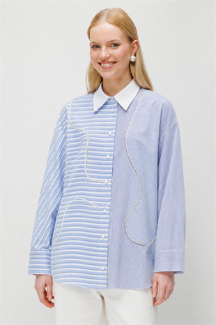 Ghisa 4426 Tunik - Mavi