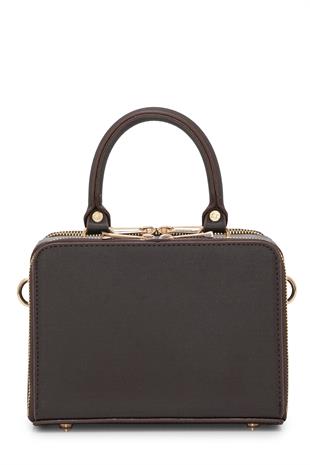 Armine Trend Arm168 Clup Çanta - Kahve
