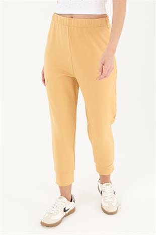 Beli Ve Paçası Lastikli Eşofman 30189 - Camel