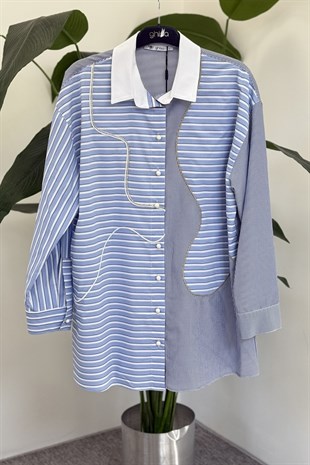 Ghisa 4426 Tunik - Mavi