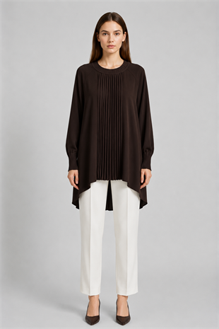 Ghisa 4442 Tunik - Kahve