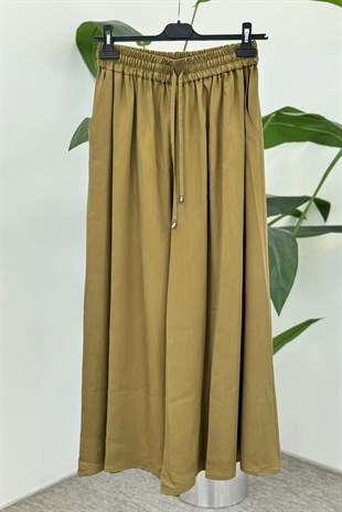 Sentez 5665 Geniş Paça Pantolon - Yeşil