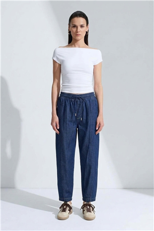 Konik Fit Denim Pantolon 0035846 Lacivert