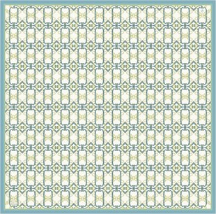 Belli Saf Twill İpek Eşarp 4328D (T) - Mint Yeşili