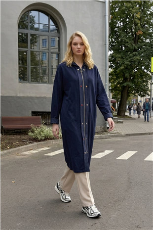 Ön Pat Detaylı Kap 15287 F.Navy