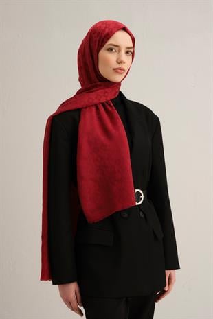 Armine J. İpek Pamuk Şal - Fuşya