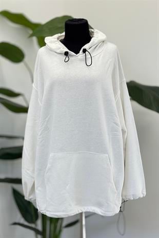 Lastik Detaylı Tunik 3188 - Ekru