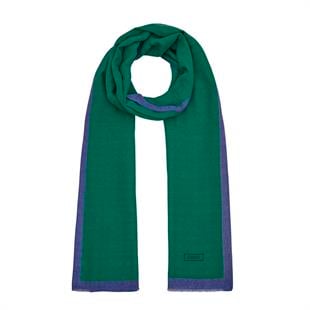 İpekevi 04356 Dört Mevsim Monogram Şal - Zümrüt Yeşili