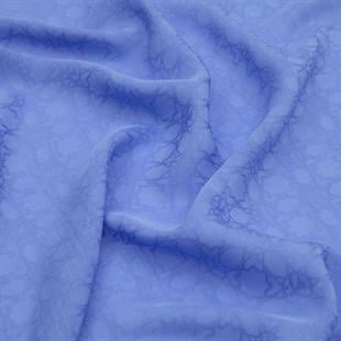 İpekevi 04358 Dört Mevsim Monogram Eşarp - İndigo