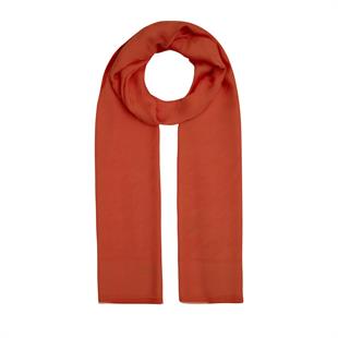 İpekevi 04390 Dört Mevsim Kazayağı Desenli Monogram Şal - Turuncu
