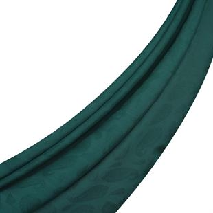 İpekevi 04392 Dört Mevsim Paisley Monogram Şal - Petrol Yeşili