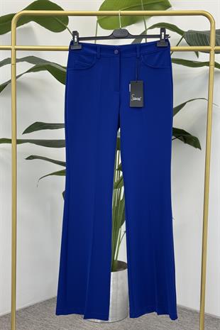 Sentez 112 Beş Cep İspanyol Paça Pantolon - Saks
