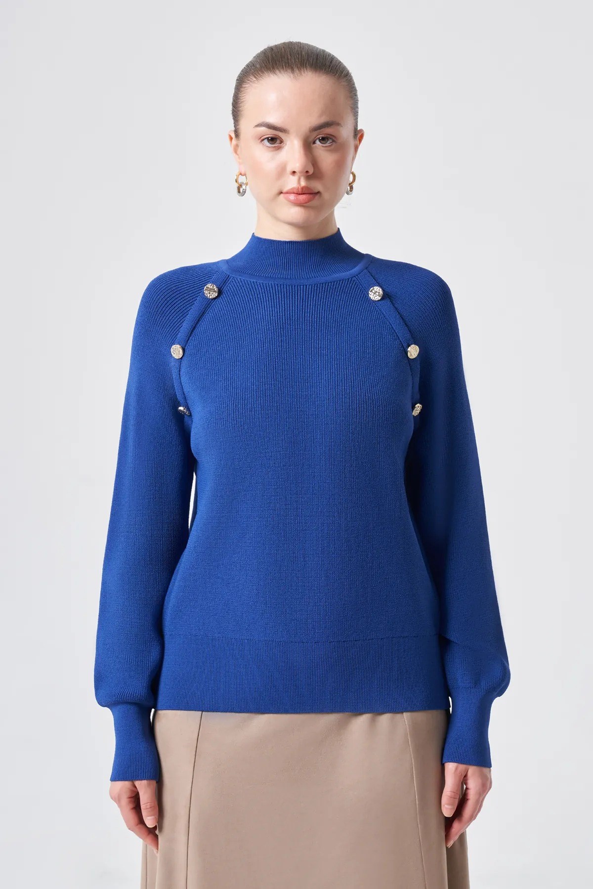 Nuss 201 TUNİK Saks Tunik NUSS 