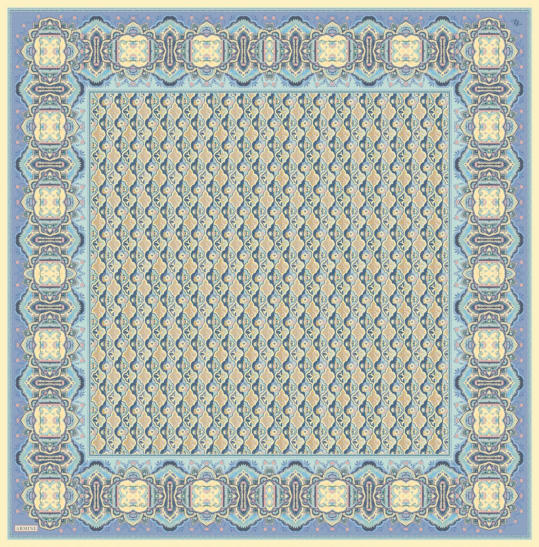 Armine Dj Saf Twill İpek Eşarp 9518D (T) - Lavanta
