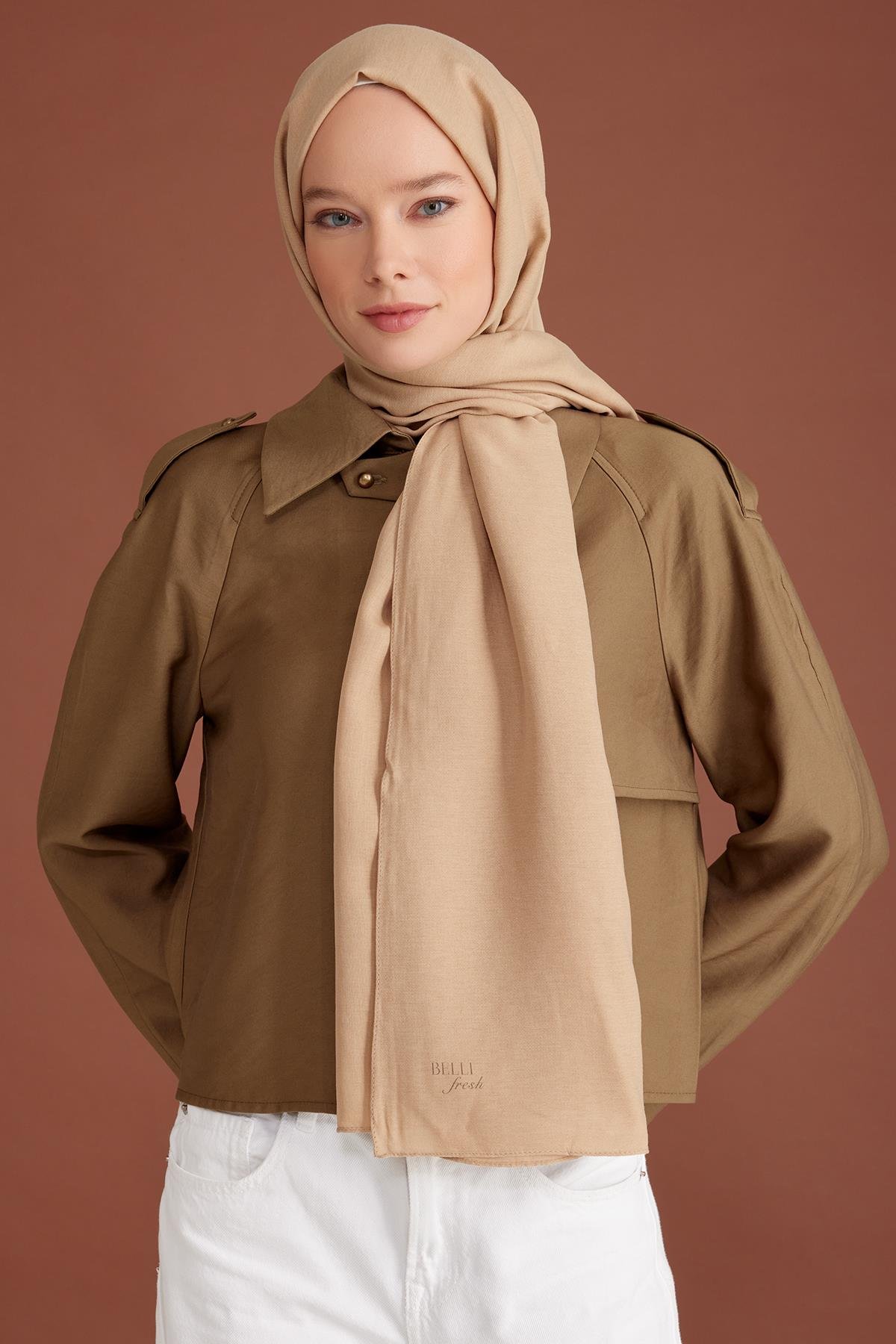 Belli Fresh Coral Şal - Latte