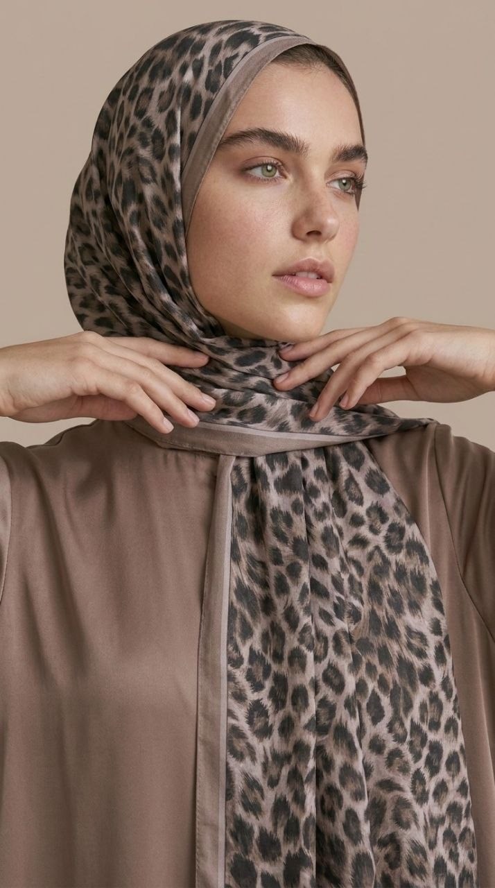Levidor 39081 Leopar Vella Şal - Toprak Şal LEVİDOR 