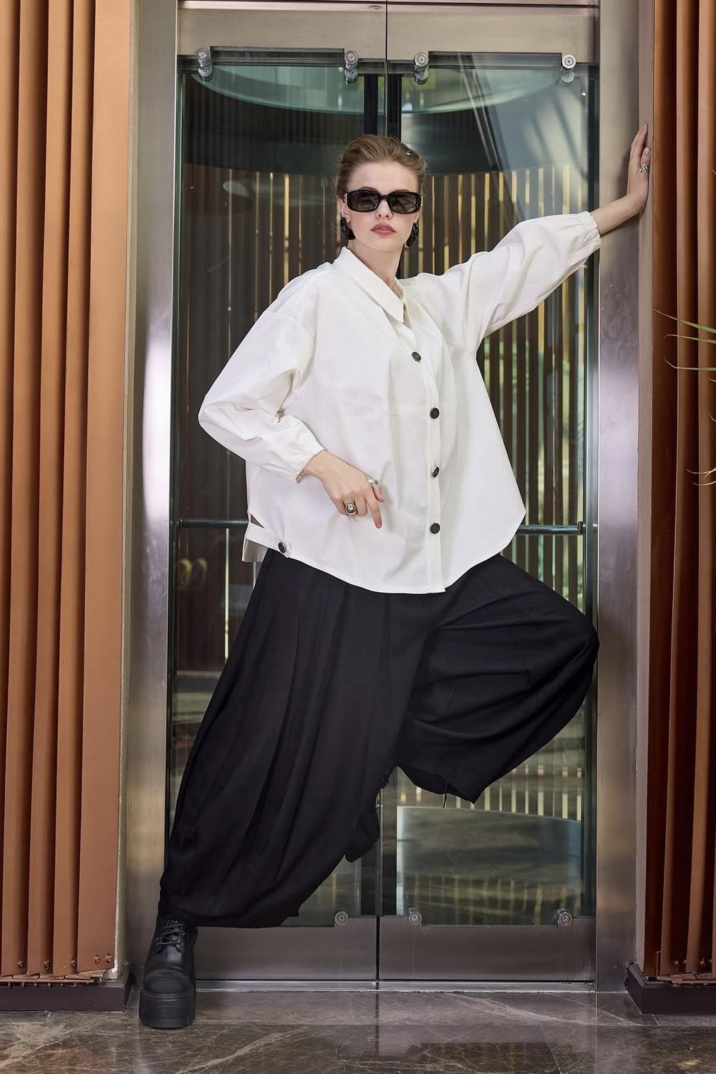 Misswhence 38031 Tunik - Beyaz