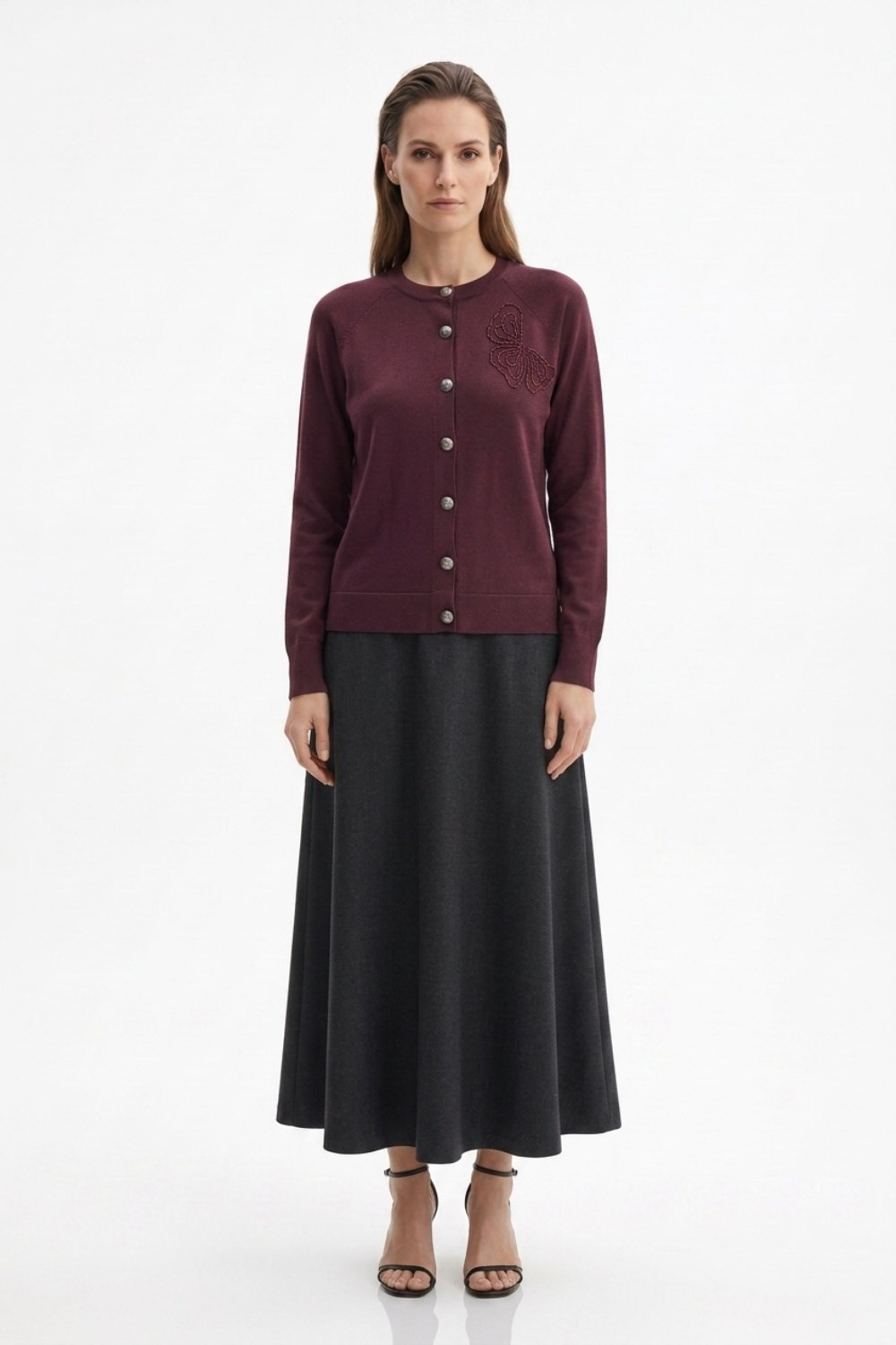 Nuss 600 HIRKA Bordo Hırka NUSS 