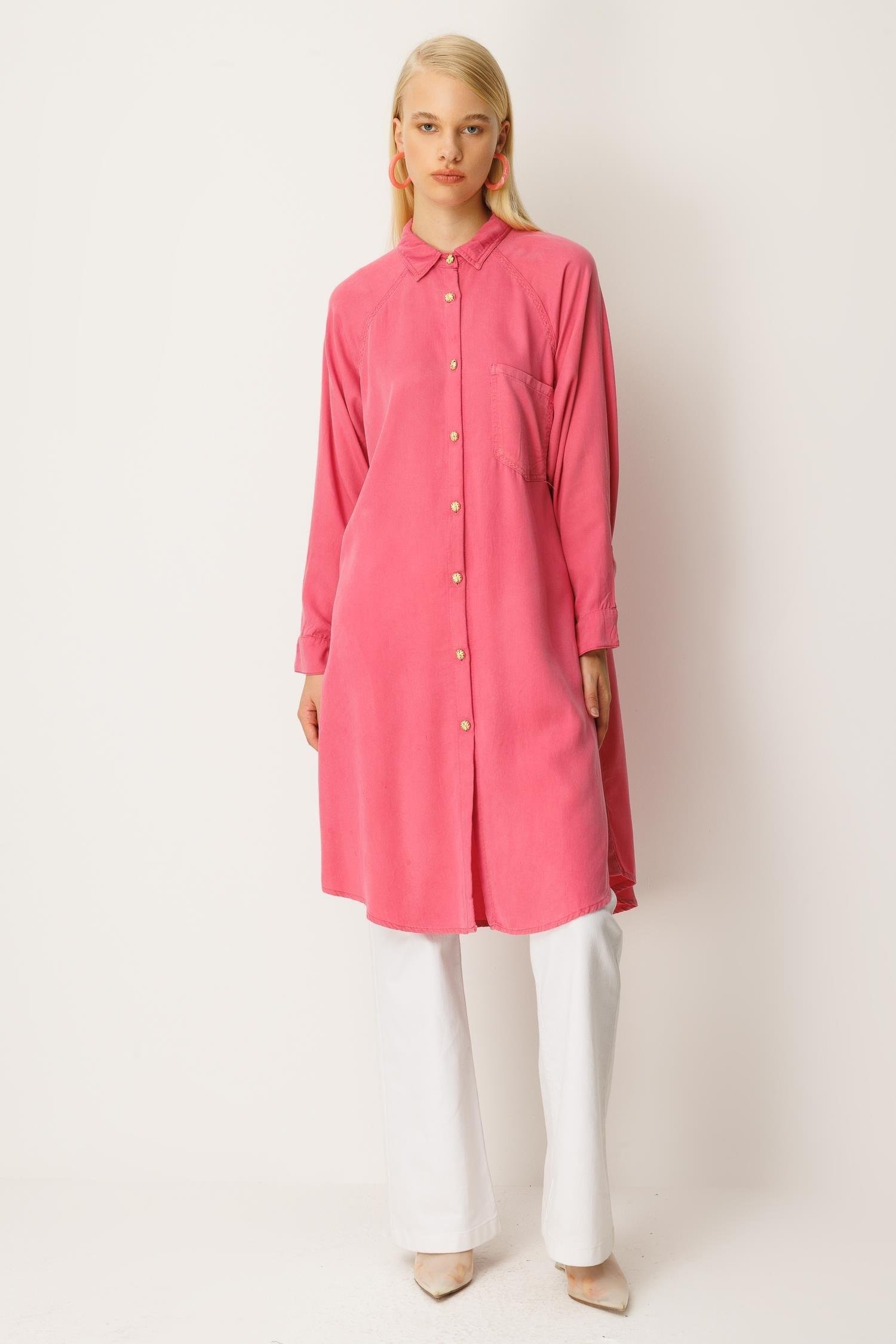 Ghisa 4626 Tunik - Pembe
