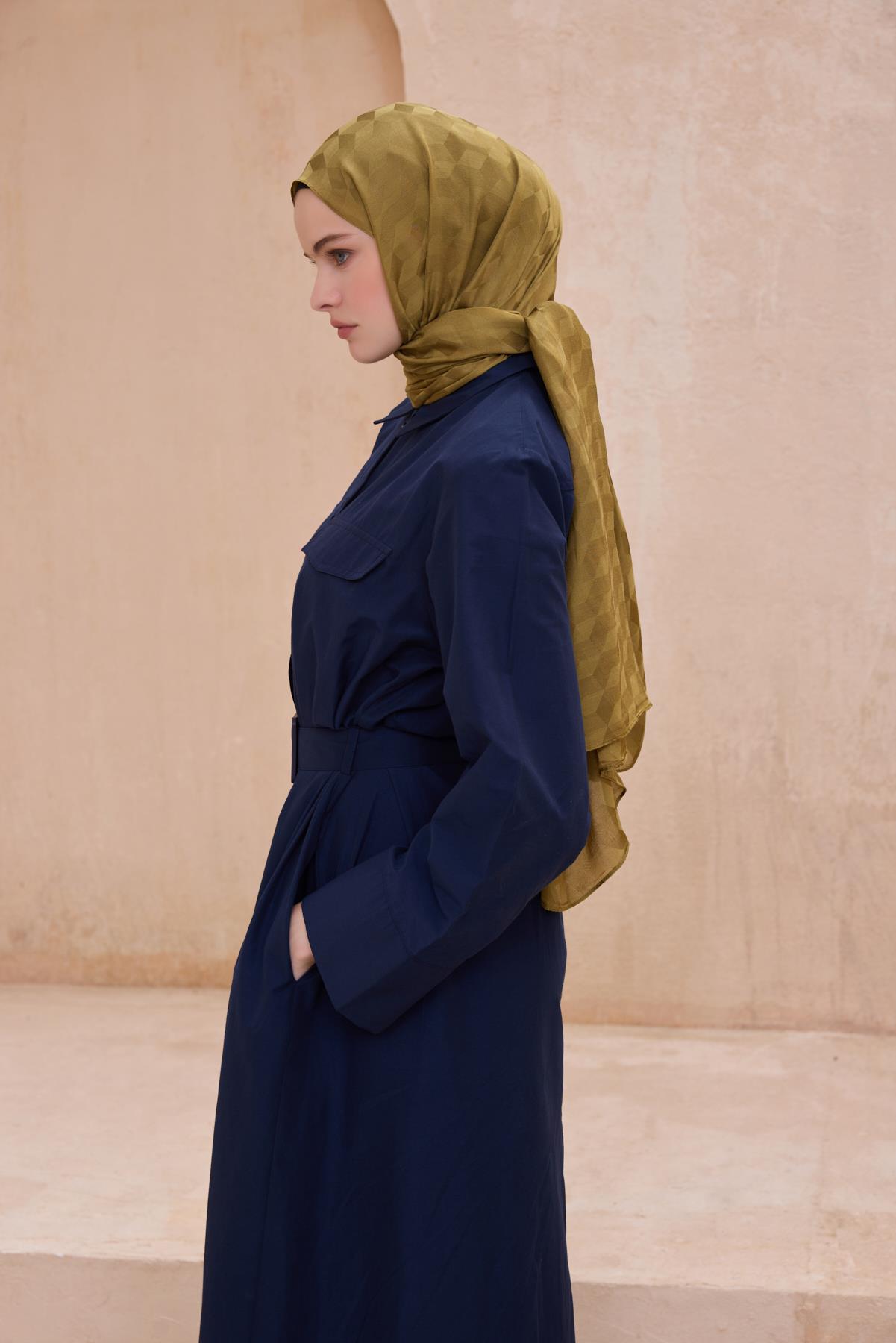 Belli Fresh Peryy Şal 1 - Yağ Yeşili